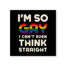 Can't Think Straight Canvas