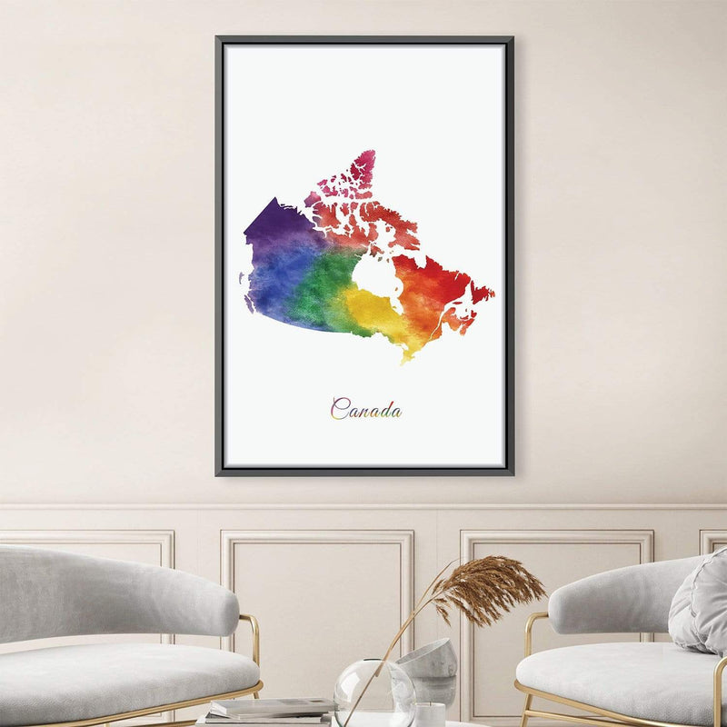 Canada Rainbow Canvas