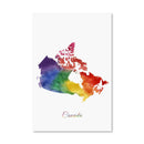 Canada Rainbow Canvas
