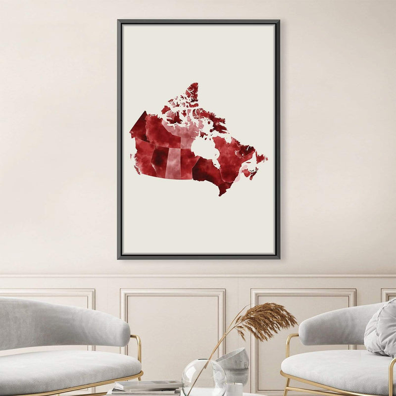 Canada Watercolor Canvas