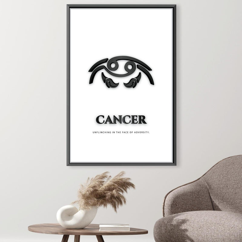 Cancer - White Canvas