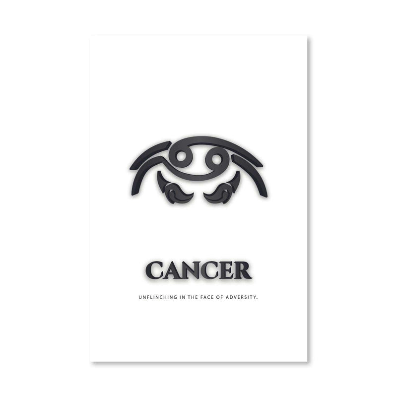 Cancer - White Canvas