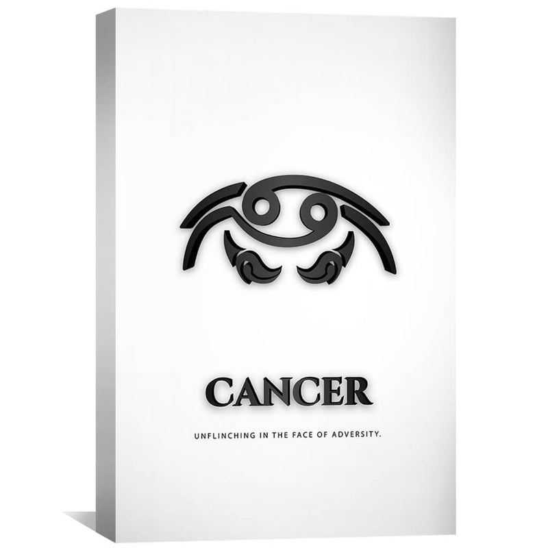 Cancer - White Canvas