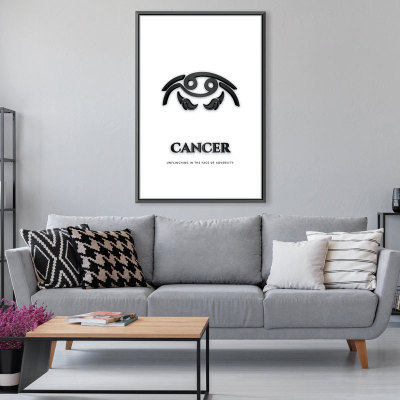 Cancer - White Canvas