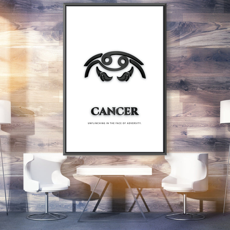 Cancer - White Canvas