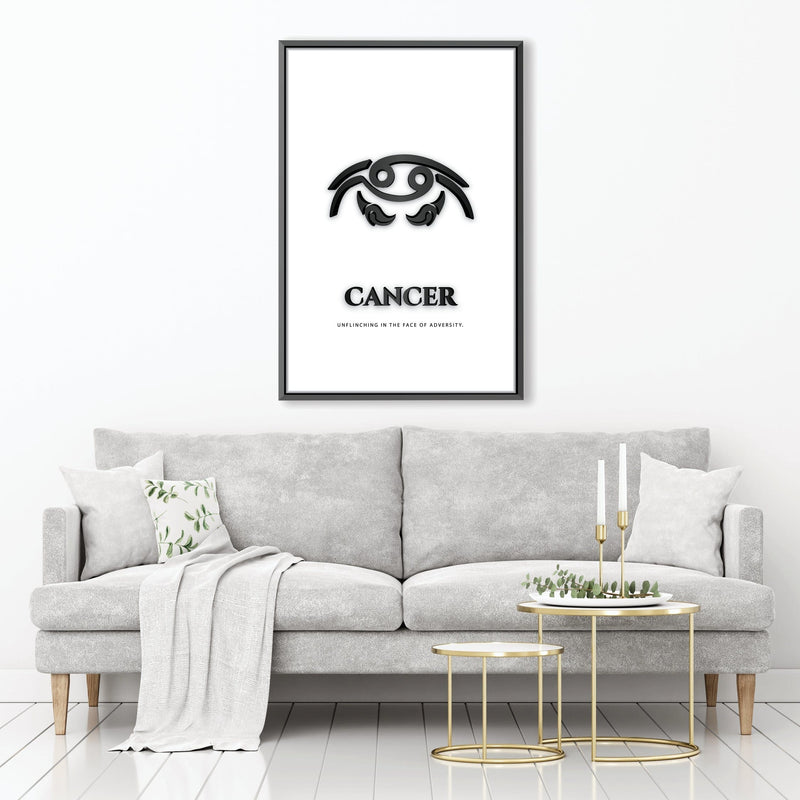 Cancer - White Canvas