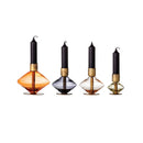 Blown Glass Candle Holders