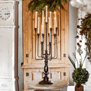 13 Taper Candle Black Iron Candelabra by Decor Steals