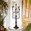 13 Taper Candle Black Iron Candelabra by Decor Steals