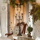 13 Taper Candle Black Iron Candelabra by Decor Steals
