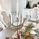 Copper Finish Cast Iron Taper Candle Holders, Set of Three by Decor Steals