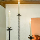 Tall Hand-Forged Cast Iron Floor Candle Holders, Set of 3 by Decor Steals