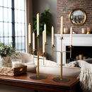 Freestanding Antique Iron Candelabra, Set of Two by Decor Steals