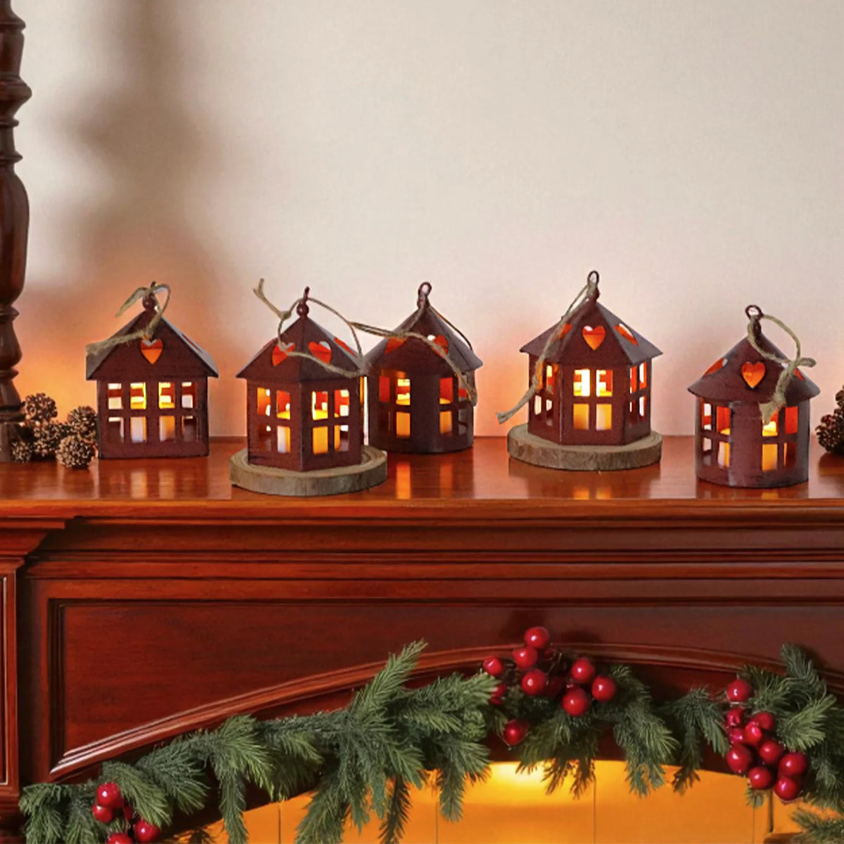 6 Pcs Small Centerpieces Candle Lanterns, photo 13 of 16