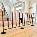 Matte Black 11-Taper Candle Holder by Decor Steals