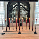 Matte Black 11-Taper Candle Holder by Decor Steals