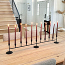Matte Black 11-Taper Candle Holder by Decor Steals