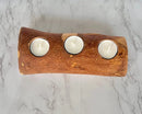Olive Wood Candle Holder by Choixe