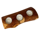 Olive Wood Candle Holder by Choixe