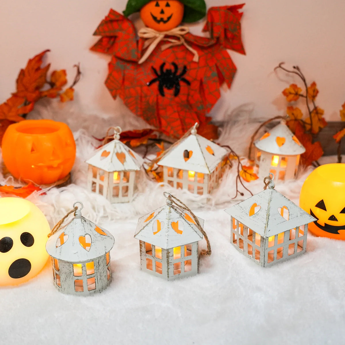 6 Pcs Small Centerpieces Candle Lanterns, photo 8 of 16