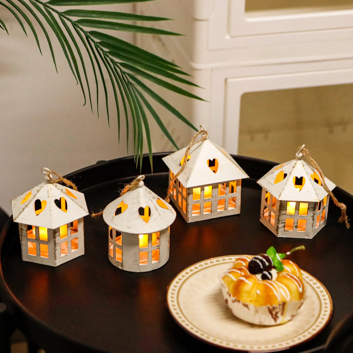 6 Pcs Small Centerpieces Candle Lanterns, photo 4 of 16