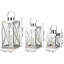 8/12/16 Inch Opulent Metal Candle Lanterns Candle Holder