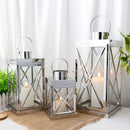 8/12/16 Inch Opulent Metal Candle Lanterns Candle Holder