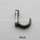 Candy color metal wall hooks for bathroom towels and coats by Decorbites