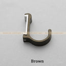 Candy color metal wall hooks for bathroom towels and coats by Decorbites