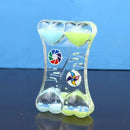 Candy liquid motion sand timer blue & green living room decor by Decorbites