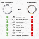 100 Wide Mouth Rings