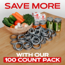 100 Wide Mouth Rings