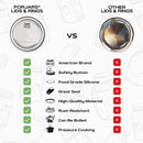 12 Regular Mouth Canning Lids + 12 Rings