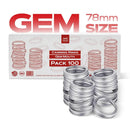 100 Gem Mouth Rings