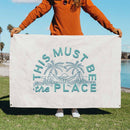This Must Be The Place Canvas Flag