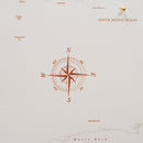 World Map on Canvas - Beige