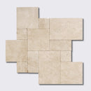 Cappuccino Textura Seal Marble Pavers Versailles Pattern