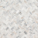MSI Capri Blue 1x2 Herringbone Honed