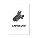 Capricorn - White Canvas
