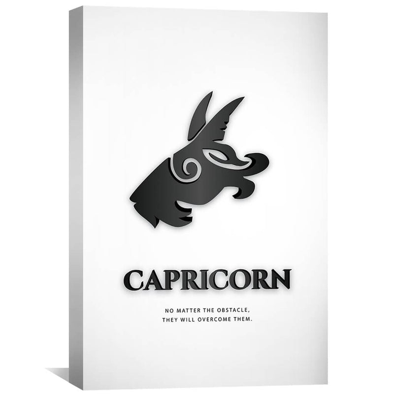 Capricorn - White Canvas