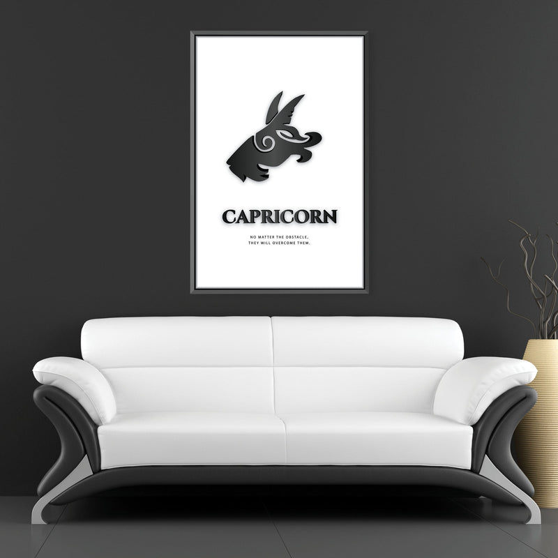 Capricorn - White Canvas