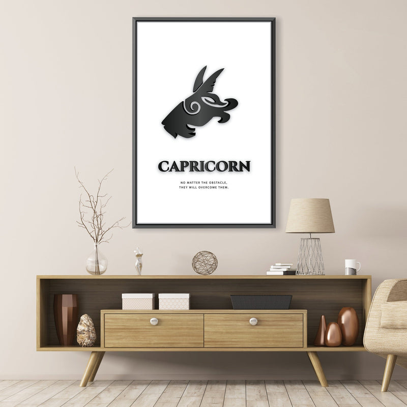 Capricorn - White Canvas