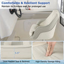 Captain Bucket Seat with Waterproof PVC Leather for Boat Sightseeing-White by LJGDeals