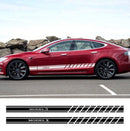Car Door Side Skirt Stickers Auto Decor Decal for Tesla Model 3 Model S Model X 2PCS/set
