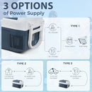 Car Refrigerator 12 Volt Mini Fridge 32 Quart 35L Portable Freezer Electric Cooler Intelligent Control Pan