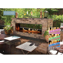American Hearth Empire Carol Rose See-Through Outdoor Vent-Free Fireplace - 60"