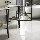 Carrara Blanco Natural Marble Look Porcelain Tiles 12x24