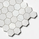 Carrara Blend Honed Hexagon 2 Marble Mosaics 10 3/8x12