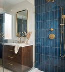 Carrara Contour Warm Walnut Bathroom Vanities 37x22