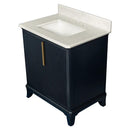 Carrara Grosvenor Nayv Blue Bathroom Vanities 31x22